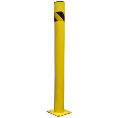 Durable 1200mm Anti-Collision Safety Bollard for Car Parks and Warehouses