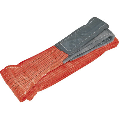 Durable 2 Metre Load Sling with 5 Tonne Capacity - High Strength Polyester Lifting Strap