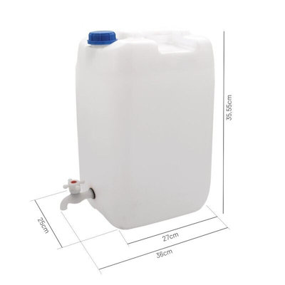 Durable 20L Jerry Can with Tap Water Carriers Container - 4