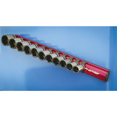 Durable 3/8 Inch Square Drive Bit Holder with 12 Socket Capacity and ...
