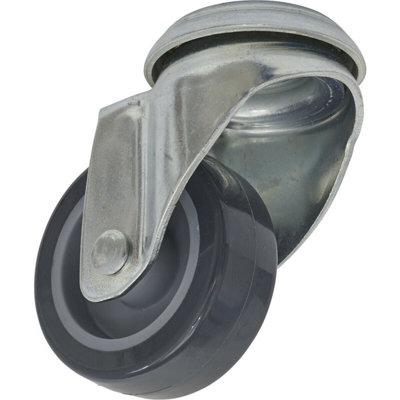 Durable 50mm Swivel Bolt Hole Castor Wheel with 19mm Tread for Heavy Loads
