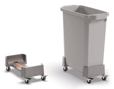Durable 60L Linkable Bin Trolley - Robust Modular Waste Trolley for ...