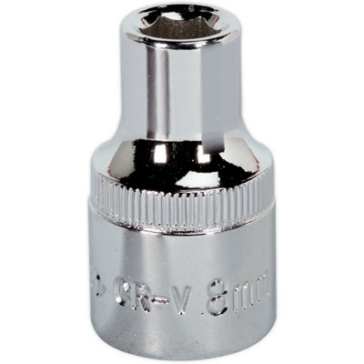 Durable 8mm Forged Steel Drive Socket - 1/2