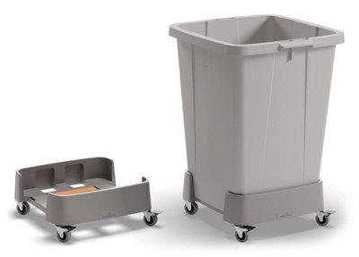 Durable 90L Linkable Bin Trolley - Robust Modular Waste Trolley for ...