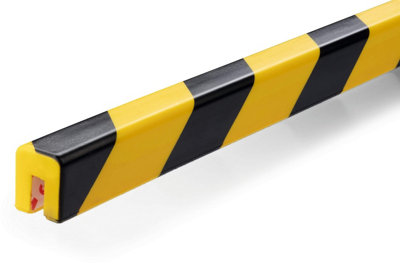 Durable Adhesive Warning Edge Impact Protection Profiles E8 - 1 Metre