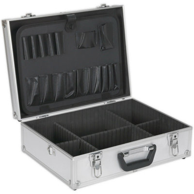 Durable Aluminium Tool Case with Adjustable Dividers for Electronics ...