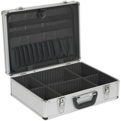 Durable Aluminium Tool Case with Adjustable Dividers for Electronics ...