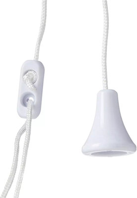 Durable Bathroom Light Pull Cord & Bathroom Pull Cord Handle - 2 Pack