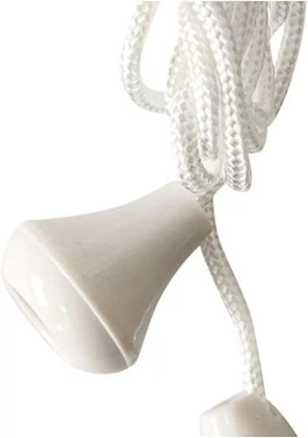 Durable Bathroom Light Pull Cord & Bathroom Pull Cord Handle - 2 Pack - 3