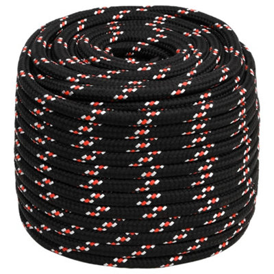 Durable Boat Rope Black 18 mm 25 m Polypropylene