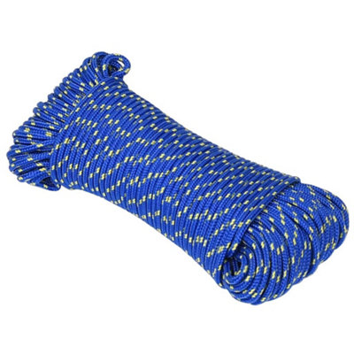 Durable Boat Rope Blue 4 mm 25 m Polypropylene