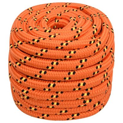 Durable Boat Rope Orange 20 mm 50 m Polypropylene