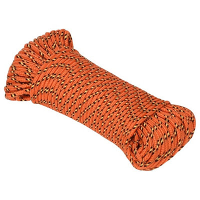 Durable Boat Rope Orange 5 mm 25 m Polypropylene