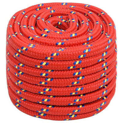 Durable Boat Rope Red 20 mm 100 m Polypropylene