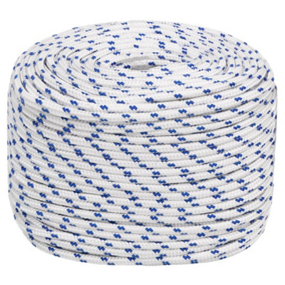 Durable Boat Rope White 10 mm 25 m Polypropylene