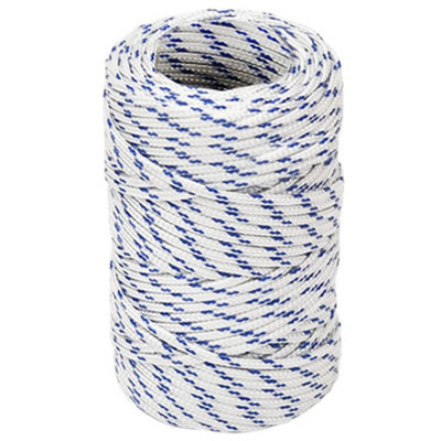 Durable Boat Rope White 2 mm 100 m Polypropylene