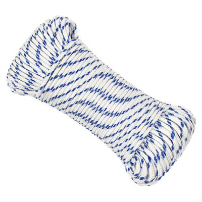 Durable Boat Rope White 4 mm 100 m Polypropylene