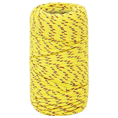Durable Boat Rope Yellow 2 mm 250 m Polypropylene