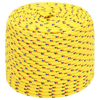 Durable Boat Rope Yellow 6 mm 25 m Polypropylene