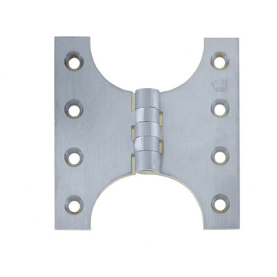 Durable Budget Parliament Hinge - 102x151x5mm Satin Chrome - Door Hinges