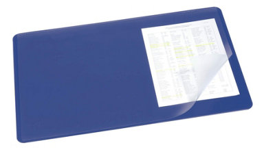 Durable Clear Overlay Non-Slip Desk Mat Notes Protector Pad - 53x40 cm - Blue Price Comparisons | Compare The Build