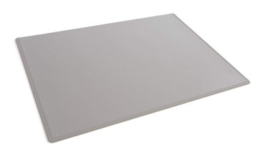 Durable Clear Overlay Non-Slip Desk Mat Notes Protector Pad - 65x50 cm - Grey