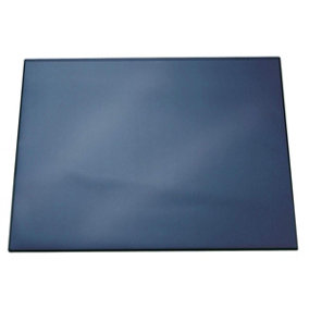 Durable Clear Overlay Non-Slip Desk Mat Notes Protector Pad - 65x52 cm - Blue