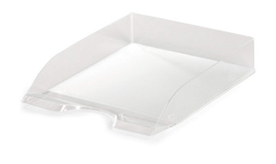 Durable Clear Stackable Letter Tray Document Organiser Paper File - A4+ Price Comparisons | Compare The Build