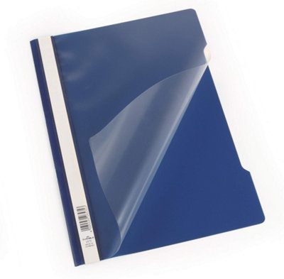 Durable Clear View Project Folder Document Report File - 50 Pack - A4 ...