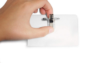 Durable Clip & Pin Self Laminating Name Tag Badge Holders - 50 Pack ...