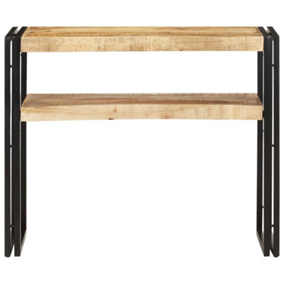 Durable Console Table 90x30x75 cm Rough Mango Wood