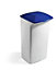 Durable DURABIN 40L Square - Strong Stylish Waste Recycling Bin - Grey