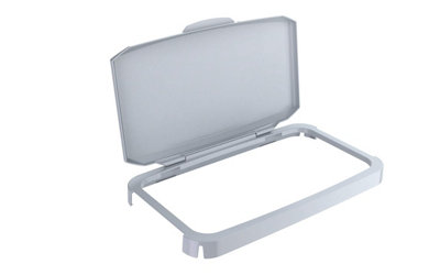 Durable DURABIN 60L Hinged Bin Lid - Strong and Food & Freezer Safe - Grey