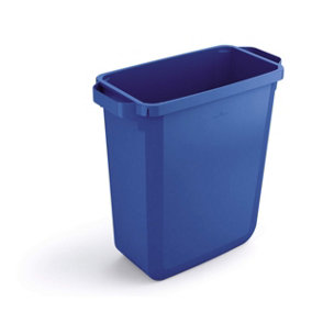 Durable DURABIN 60L Rectangular - Food Safe Waste Recycling Bin - Blue