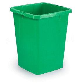 Durable DURABIN 90L Square - Food & Freezer Safe Waste Recycling Bin - Green