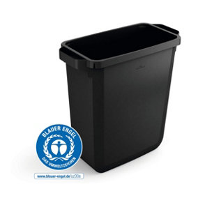 Durable DURABIN ECO 60 Rectangular - Strong Waste Recycling Bin - Black