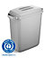 Durable DURABIN ECO Recycled Grey Rectangular Recycling Bin + Lid - 60L