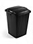 Durable DURABIN ECO Strong Square Black Recycling Bin + Lid - 90L