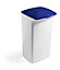 Durable DURABIN Square 40L Square Lid - Strong Recycling Waste Bin Lid - Blue