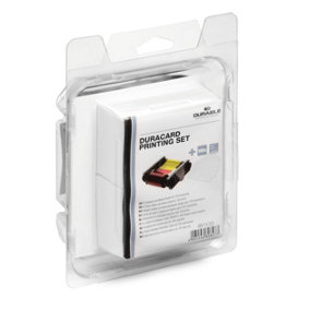 Durable DURACARD ID 300 Badge Printing Kit - YMCKO Colour Ribbon and 100 Cards