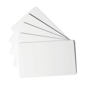 Durable DURACARD ID 300 Premium Plastic Blank Cards 0.75mm - 100 Pack - 54x86mm