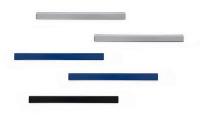 Durable DURAFIX RAIL Adhesive Backing Magnetic Strip - 5 Pack - 210mm - Blue