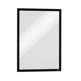 Durable DURAFRAME Magnetic Document Signage Frame for Metal - 5 Pack - A4 Silver