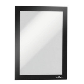 Durable DURAFRAME Magnetic Document Signage Frame for Metal - 5 Pack - A6 Silver