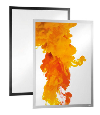 Durable DURAFRAME UV Poster Adhesive Magnetic Signage Frame - A1 Black
