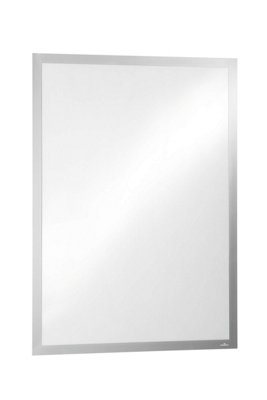 Durable DURAFRAME UV Poster Adhesive Magnetic Signage Frame - A1 Silver