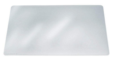 Durable DURAGLAS Clear Waterproof Non-Slip Desk Pad Protector Mat - 65 x 50 cm