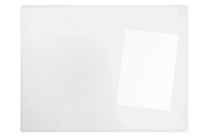 Durable DURAGLAS Clear Waterproof Non-Slip Desk Pad Protector Mat - 65 x 50 cm