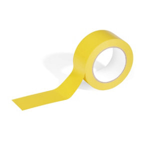 Durable DURALINE Strong Removable PVC Floor Marking Tape - 50mm x 33m - Yellow