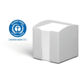 Durable ECO 800 Sheet Note Box Memo Pad Cube - Blue Angel Certified - Grey